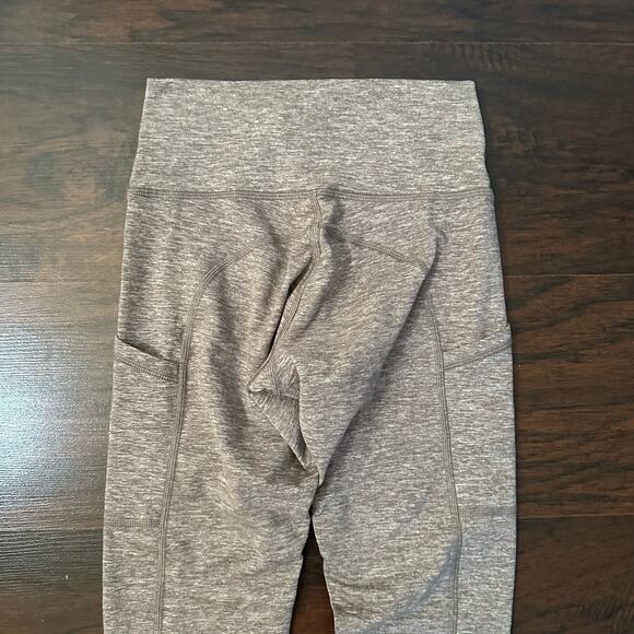 Aerie Offline heathered brown the Hugger leggings size S - Picture 5 of 9